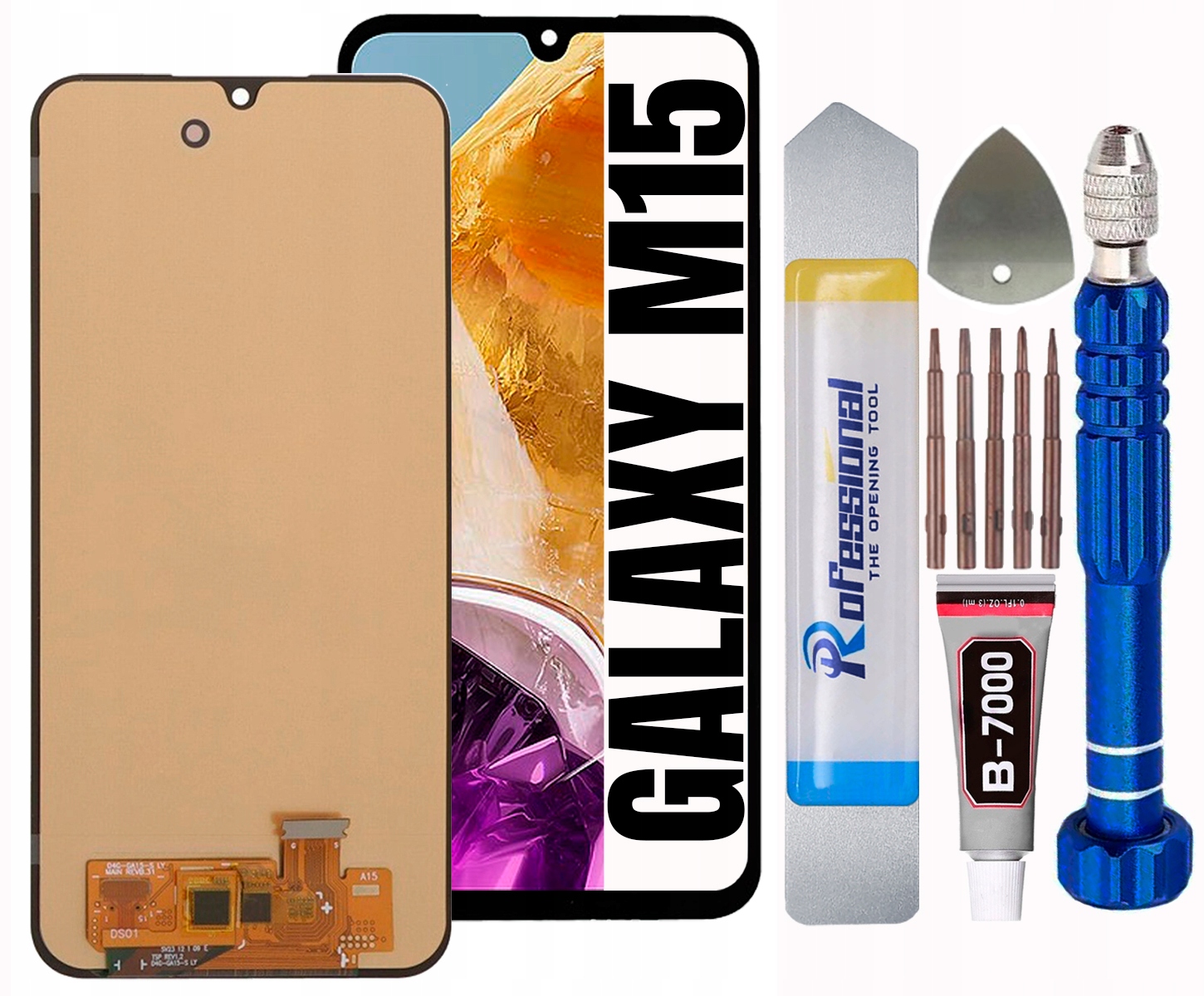 Displej Pro Samsung Galaxy M15 M156 Plná Velikost Oled LCD Obrazovka