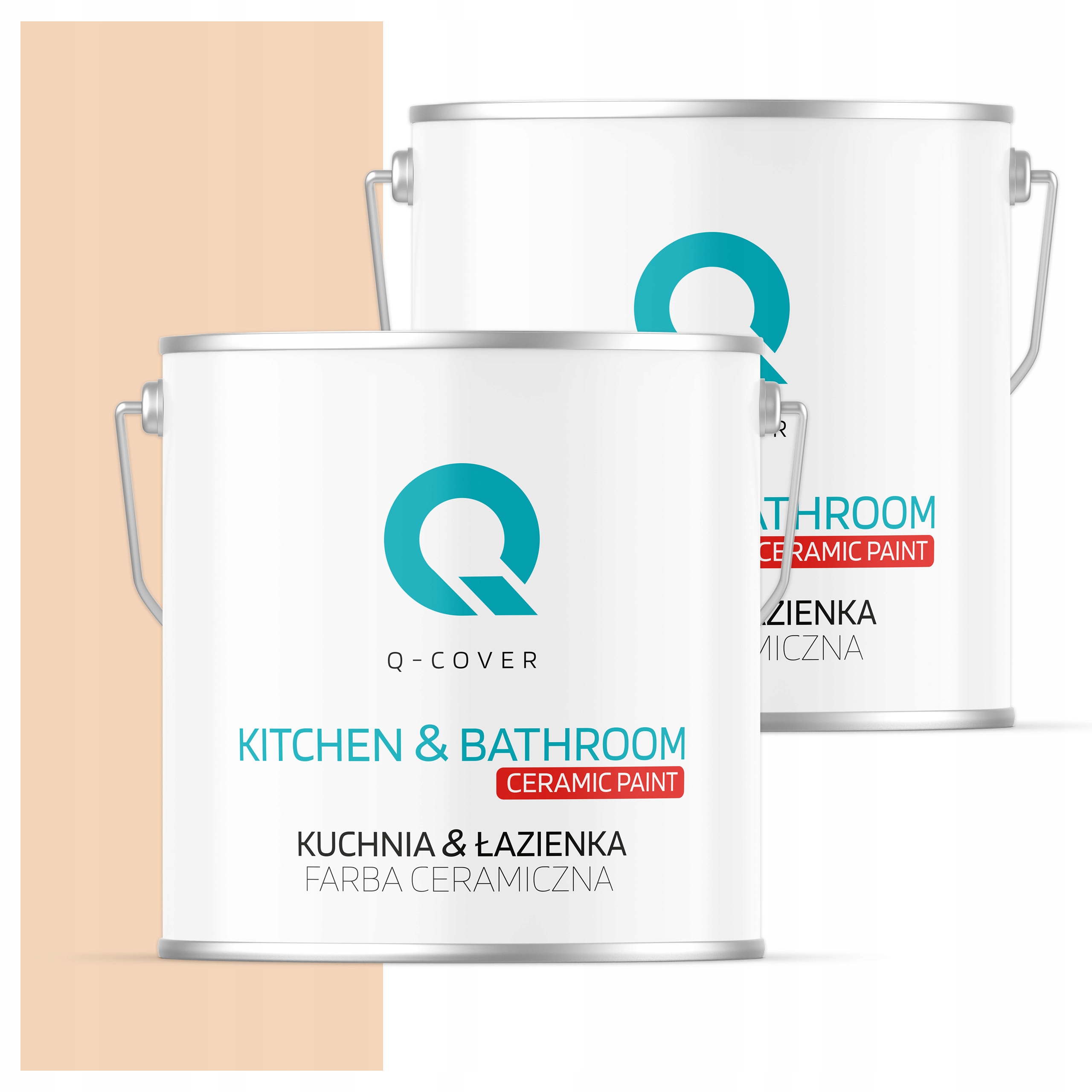 Farba do kuchyne a kúpeľne Umývateľná 5L Hlboká matná broskyňová svetlá