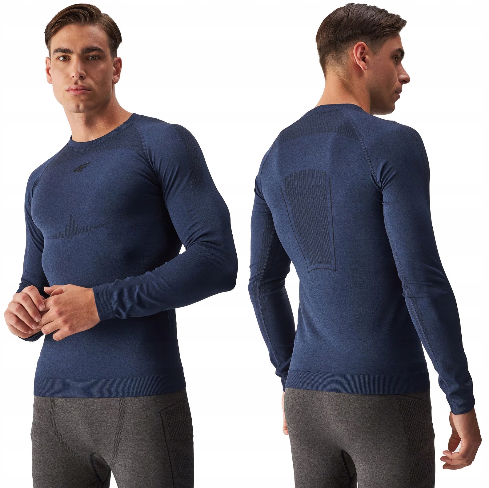 Pánské Termoaktivní Spodní Prádlo 4F, Sportovní Tričko Bezešvé, Horní Část L/XL