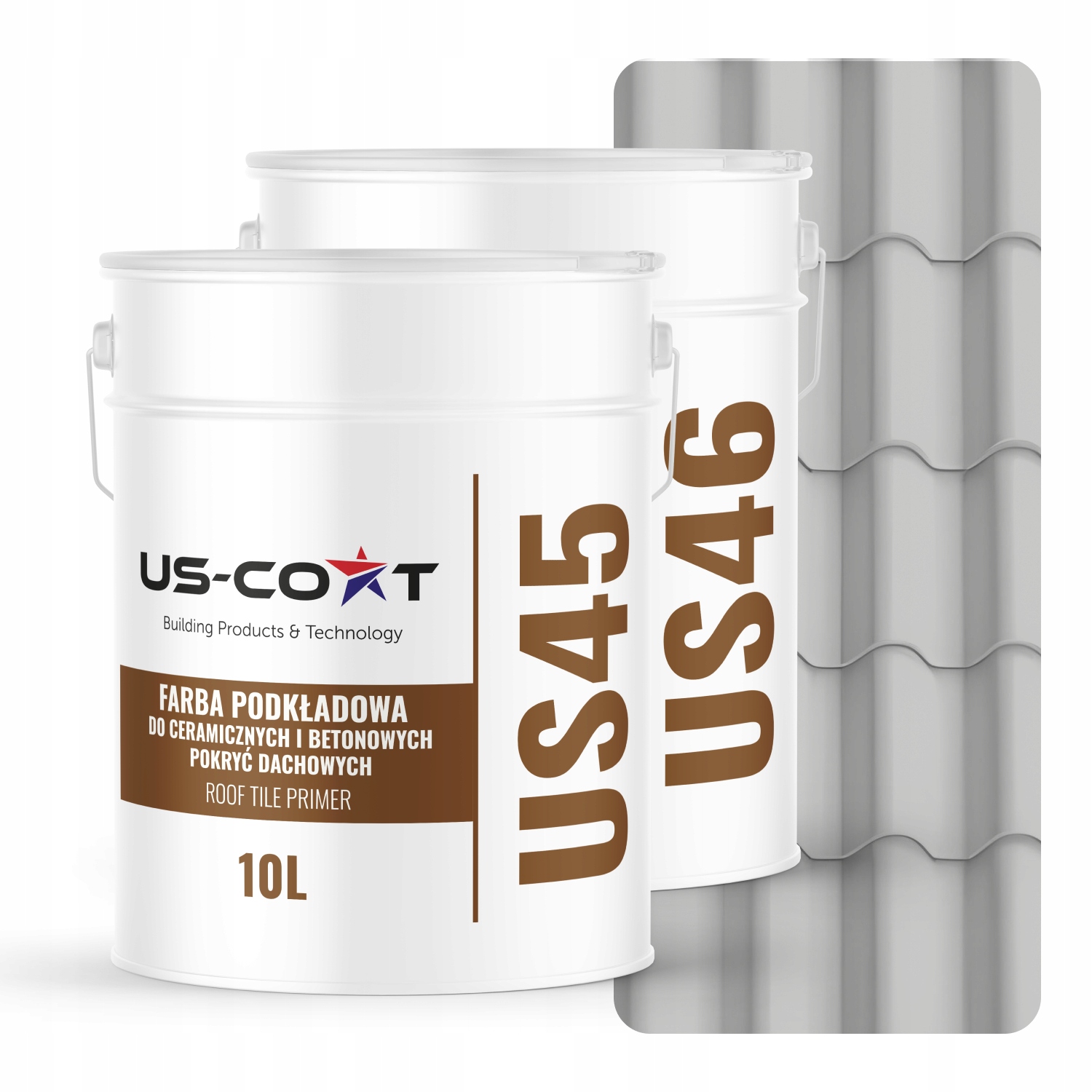 Farba Na Keramické Strechy Základný Náter Sivá Mliečna Ral 7047 74m2 Polomatná