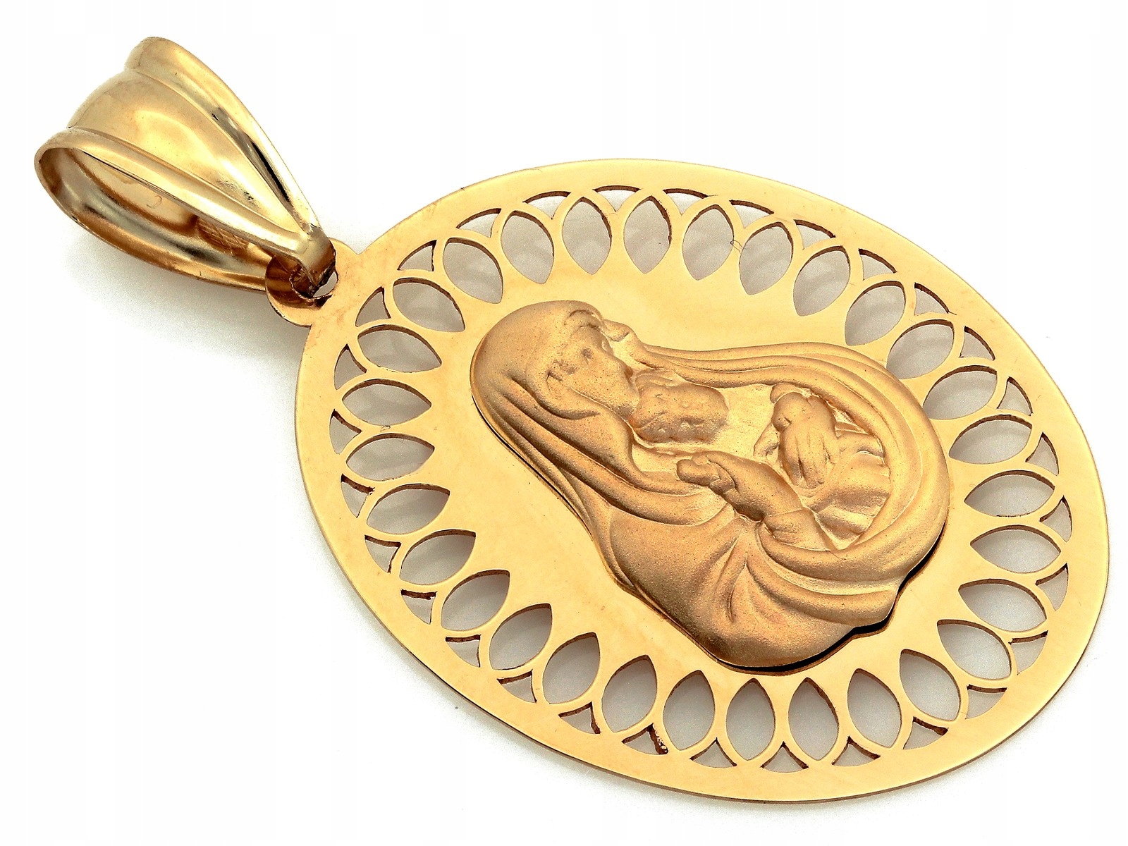 Medailon 585 14k zlatý pro ženu 1.52g bez řetízku jako dárek