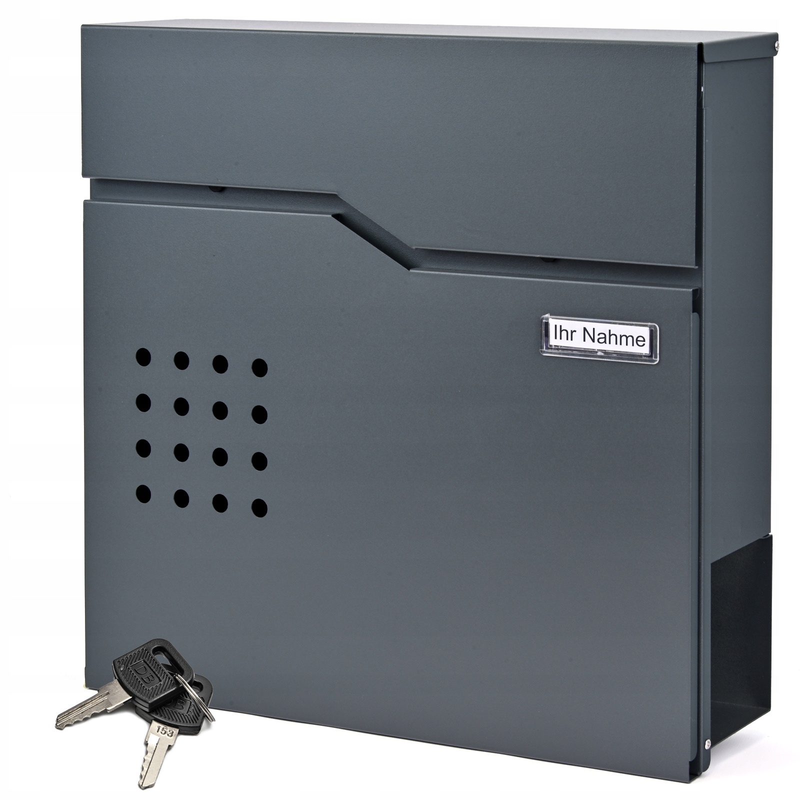 

Skrzynka Pocztowa Listowa Na Listy Gazety Antracyt