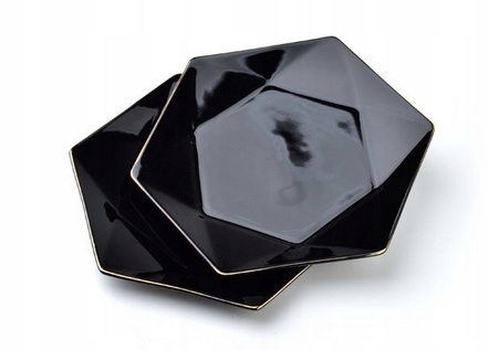 

Zestaw 2 Talerze Deserowe Ralph Black 24,5cm