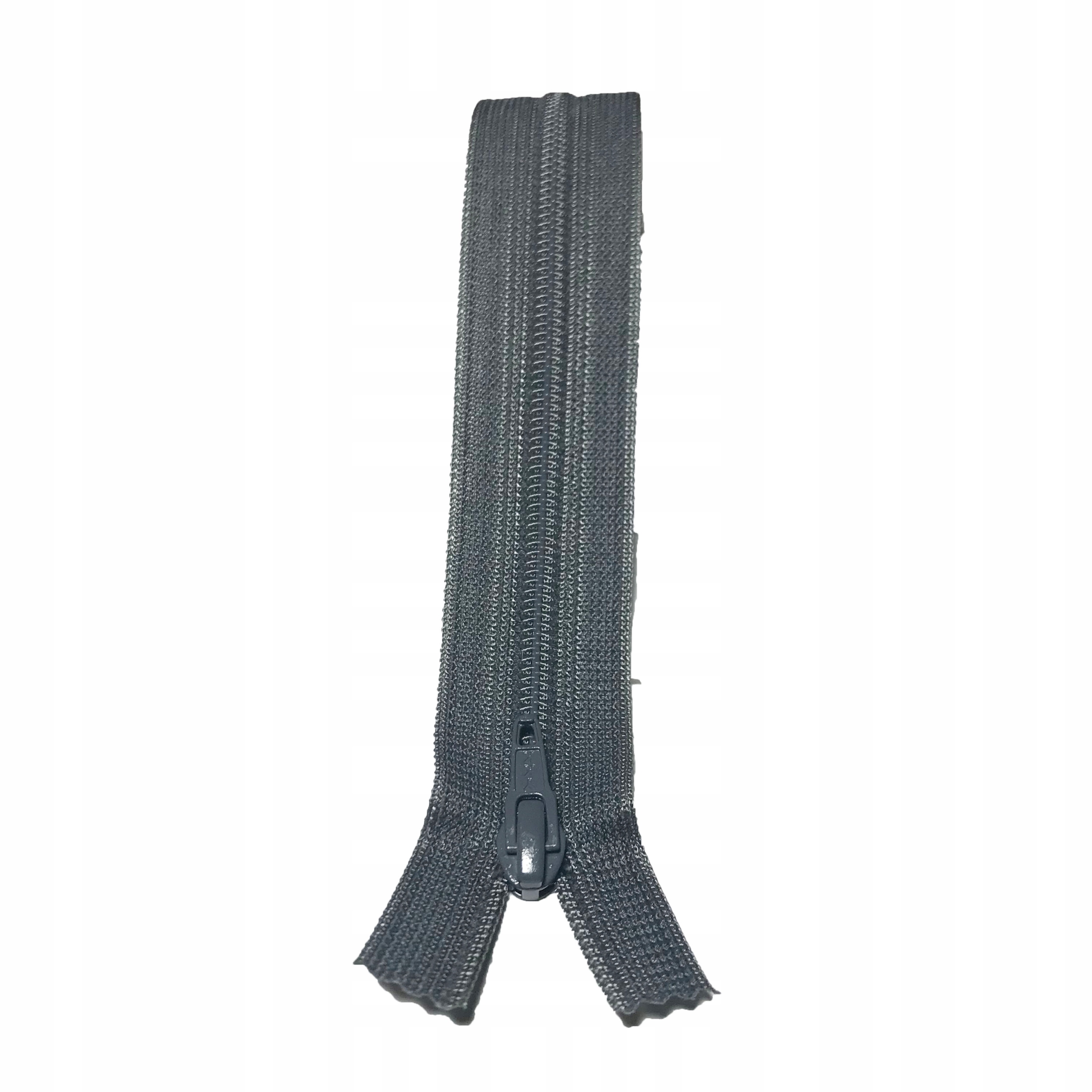 Ykk zamek plastikowy 18cm do spodni Szary