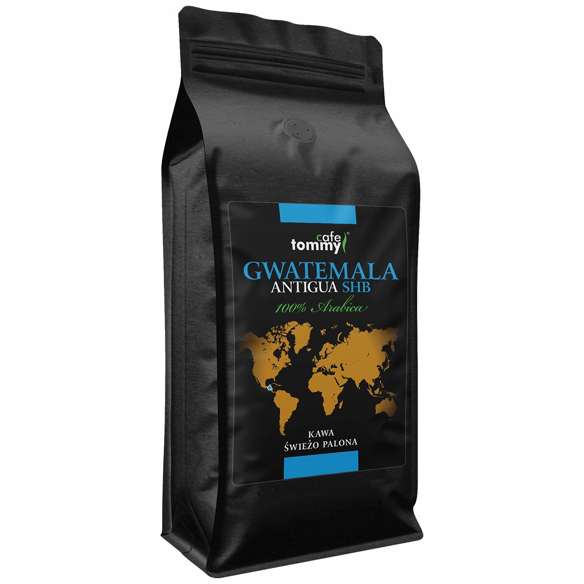 Levně Tommy Cafe Káva Guatemala Antigua Shb zrnková 1 kg