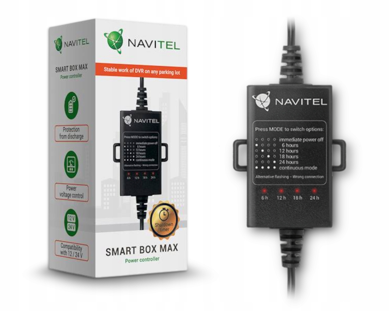 Zasilacz Kamer Samochodowych Smart Box Max