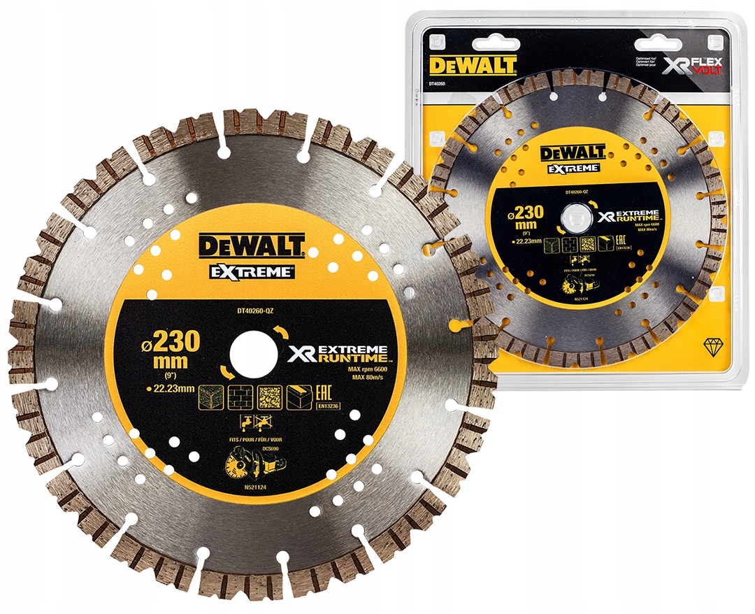 

Tarcza diamen 230 Extreme DeWalt DT40260 do DCS690