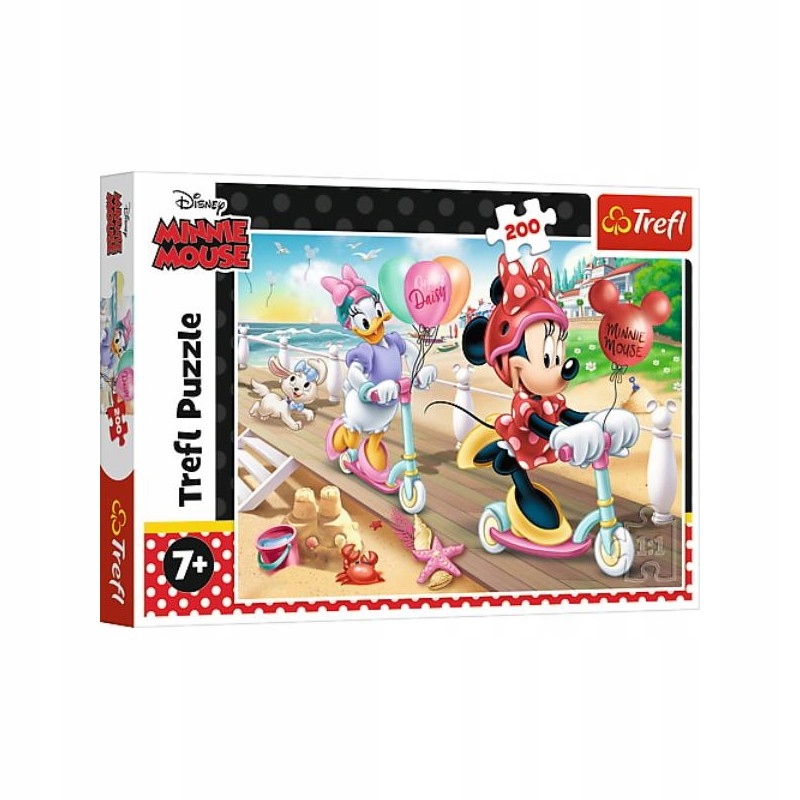 

Puzzle 200 Minnie Na Plaży