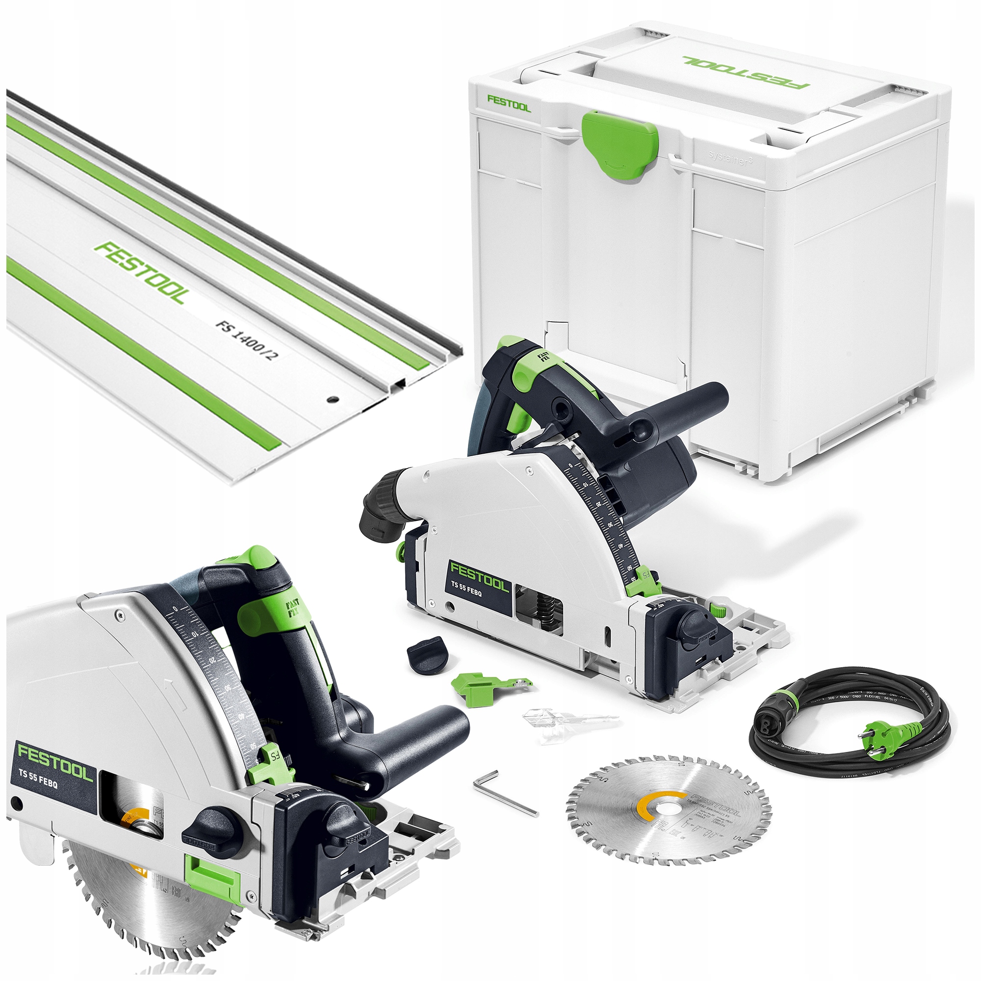 Piła Zagłębiarka Festool Ts 55 Febq-plus-fs Pilarka Tarczowa Wgłębna Szyna
