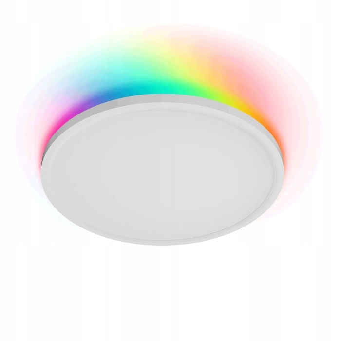 Plafon okrągły z taśmą Rgb sterowany pilotem Led 36W zmienna barwa 40cm