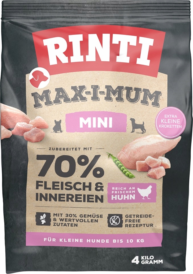 Rinti Max-i-mum Mini Adult Chicken pro malá plemena 4 kg