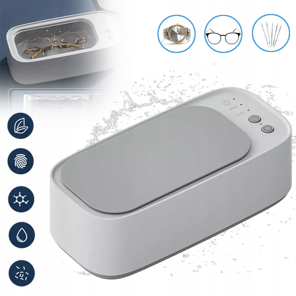 350ML Ultradźwiękowy Czyszczący Do Okularów Maszyna Do Czyszczenia Zegarków