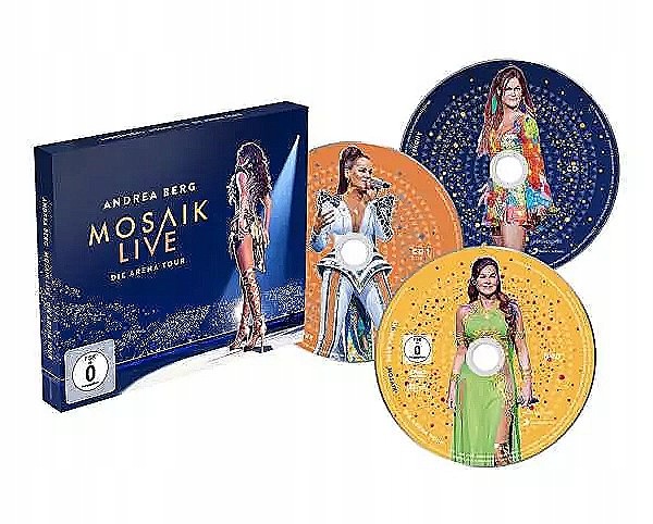 2CD/DVD Andrea Berg: Mosaik Live Die Arena Tour Box Set 2CD+DVD Deluxe Bo