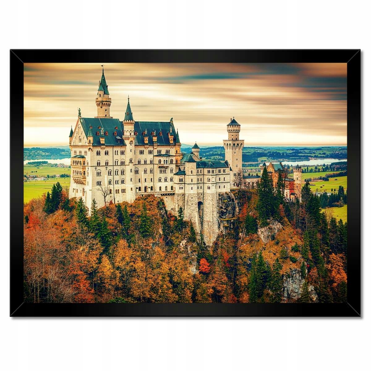 Plakáty v rámu 40x30 Zámek Neuschwanstein