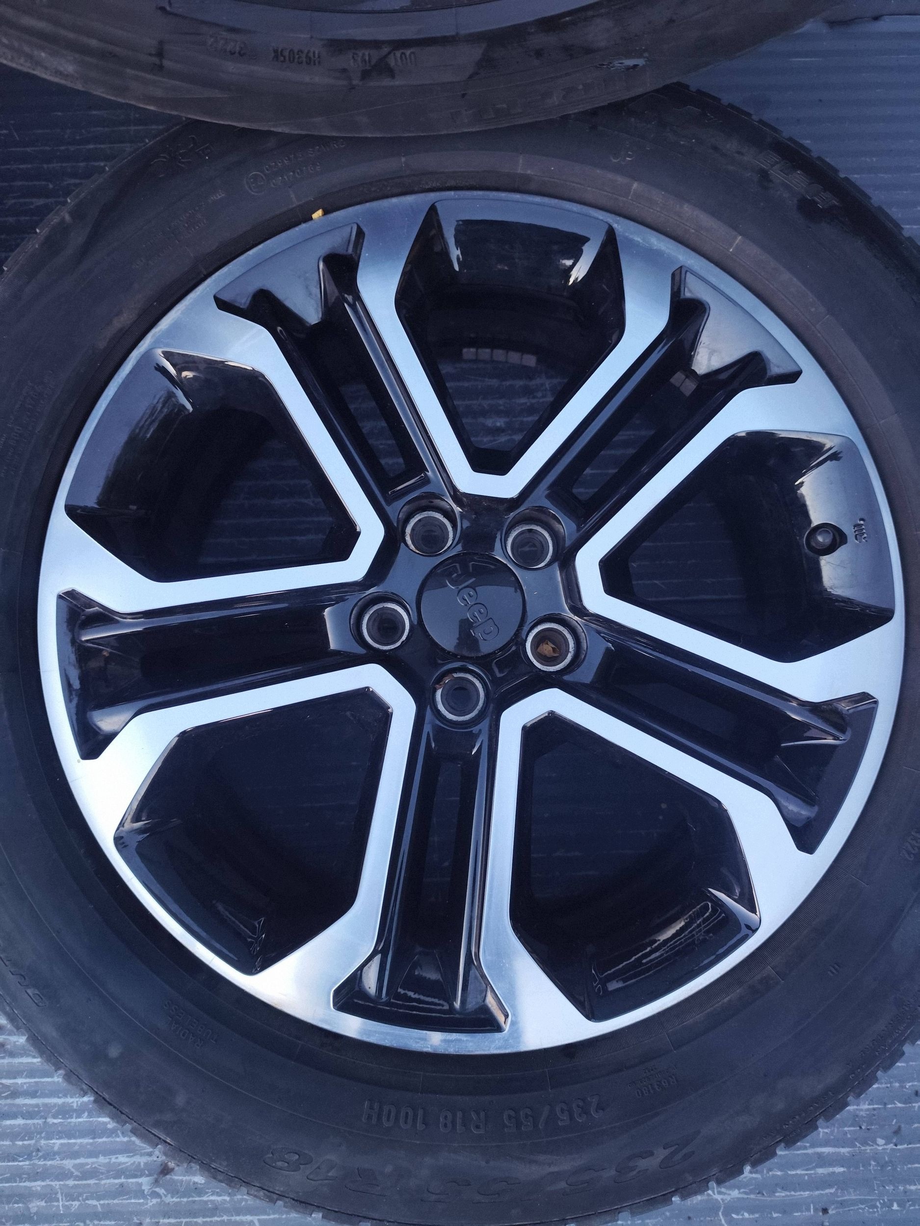 JEEP COMPASS II LIFT roues disques ALU 235/55/18 KOMPLET démontage