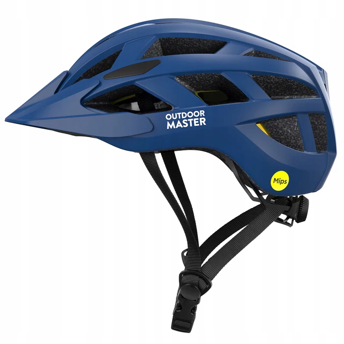 Outdoor Master Gem Mips robustní Mtb cyklistická přilba 55-58 cm, modrá, kvalita
