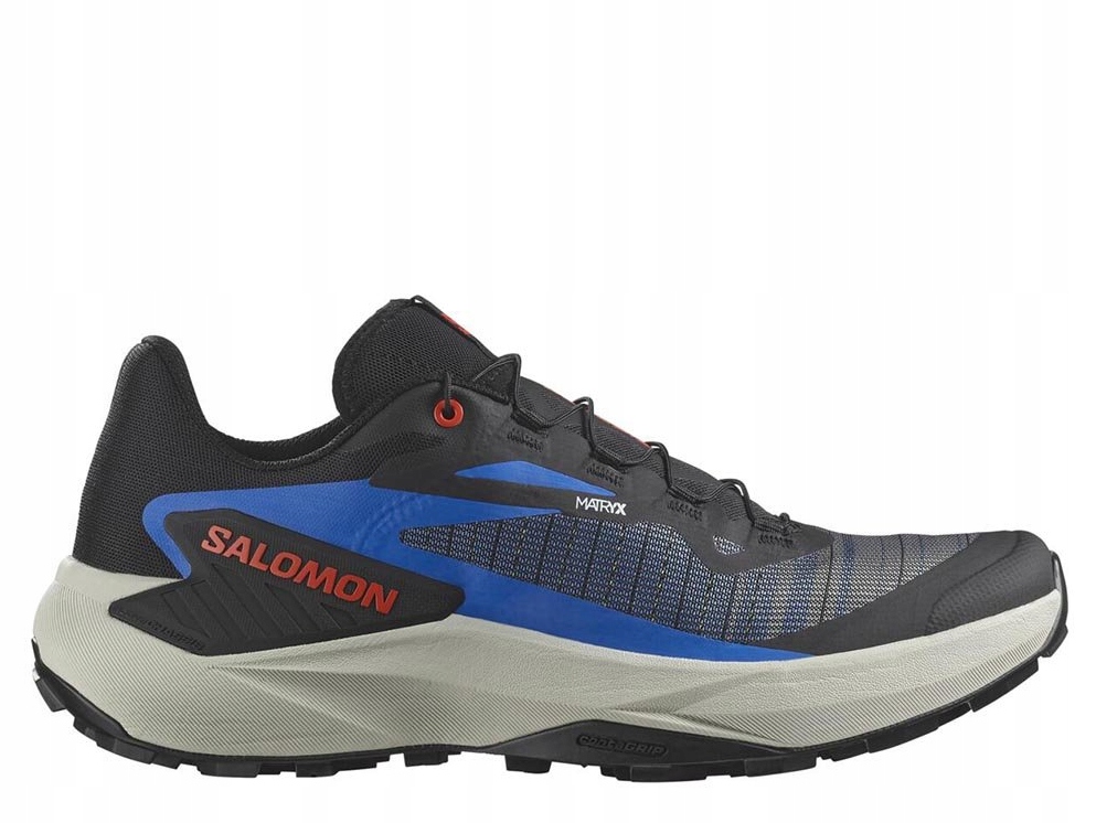 Trailové boty Salomon Genesis Black/French Blue /Cherry Tomato 43 1/3 (9)