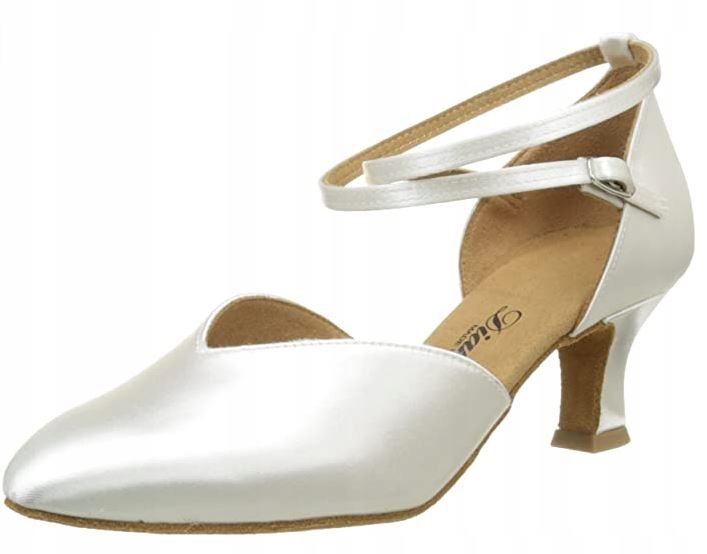 Diamant Białe Buty Do Tańca Na Słupku 39.5 6GA