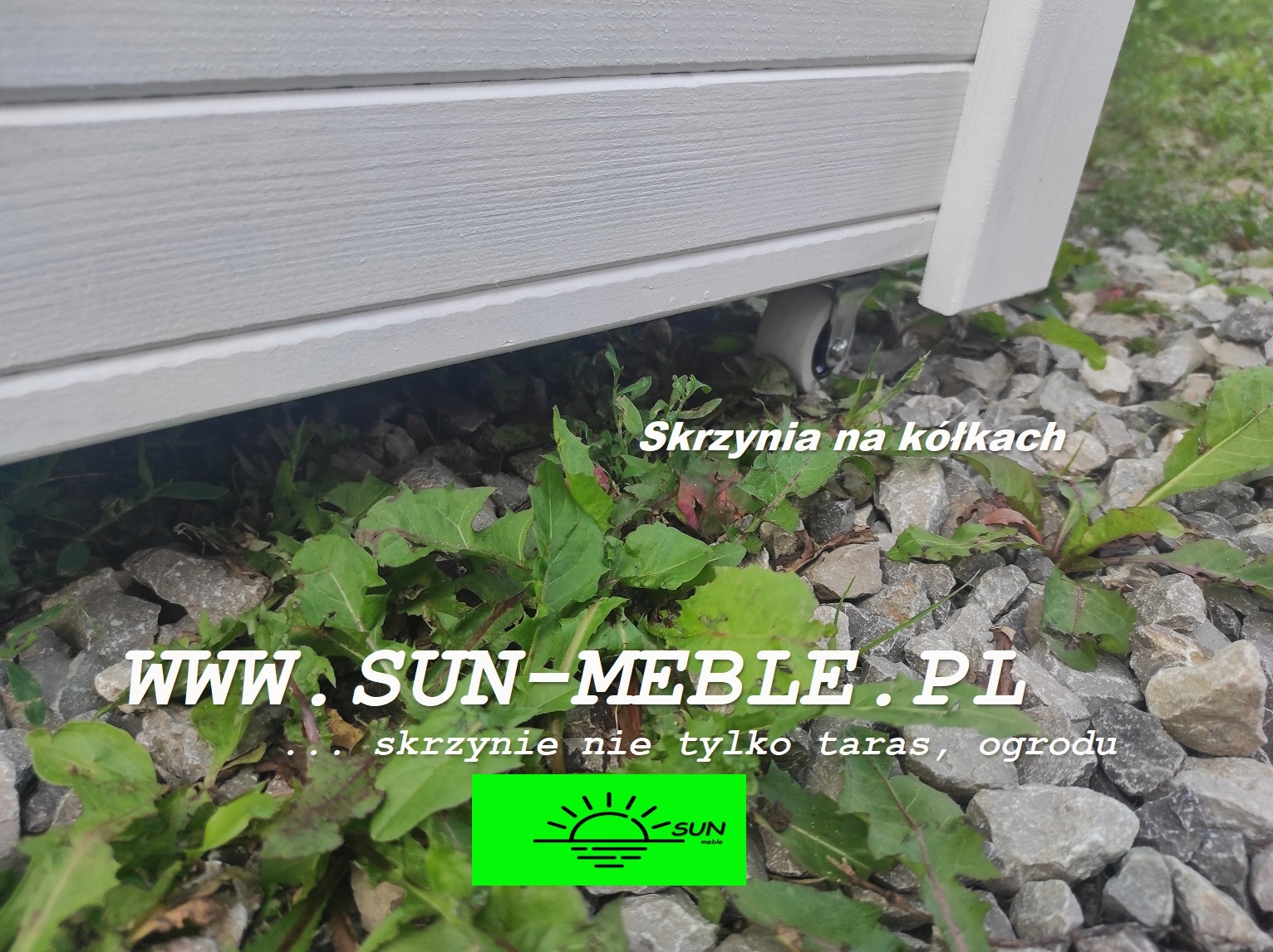 Skrzynia na KÓŁKACH 110x50x40 Marka Natural