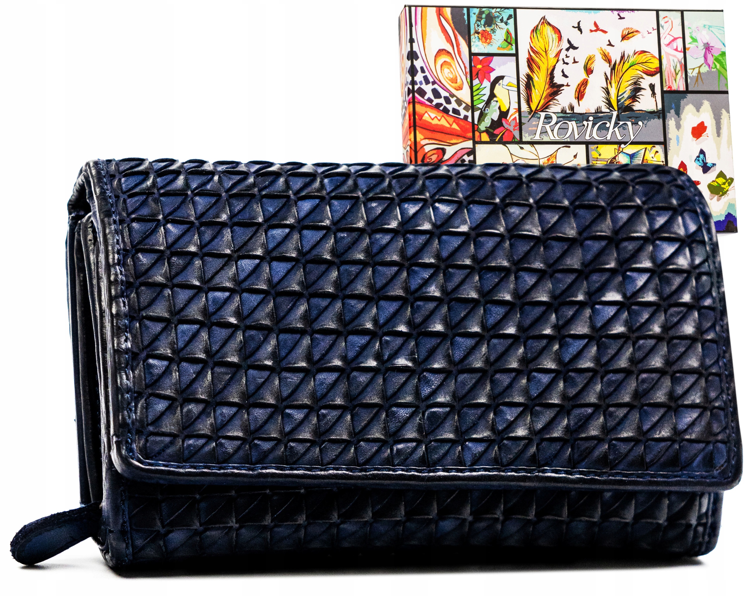 Stylová dámská peněženka Rovicky s ženským designem, přírodní kůže