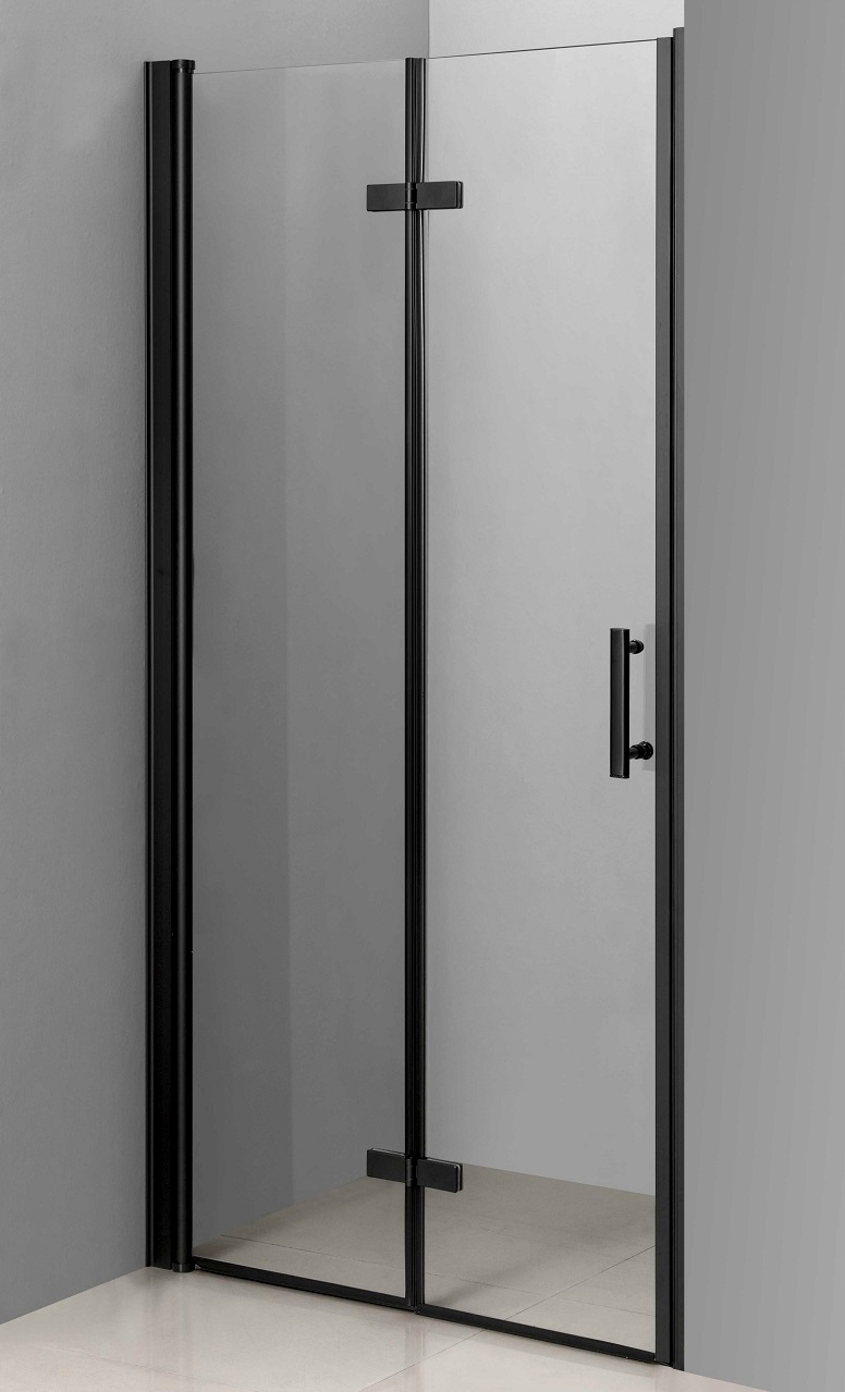 Czarne BLACK Drzwi składane 90 regulacja 89-92cm Marka Lavado