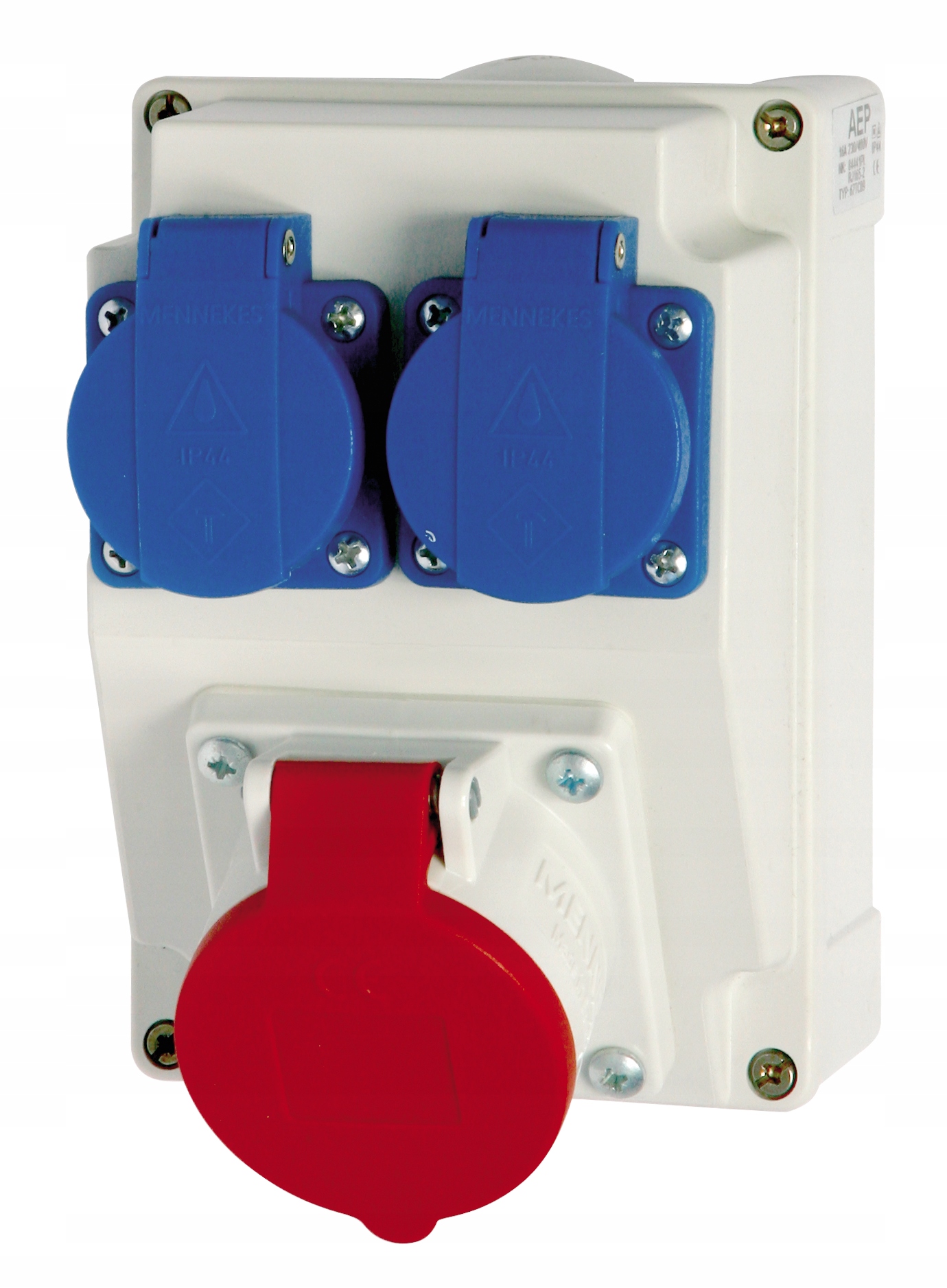 

Rozdzielnica Budowlana Gniazdo Stałe 16A 5P 2X230V