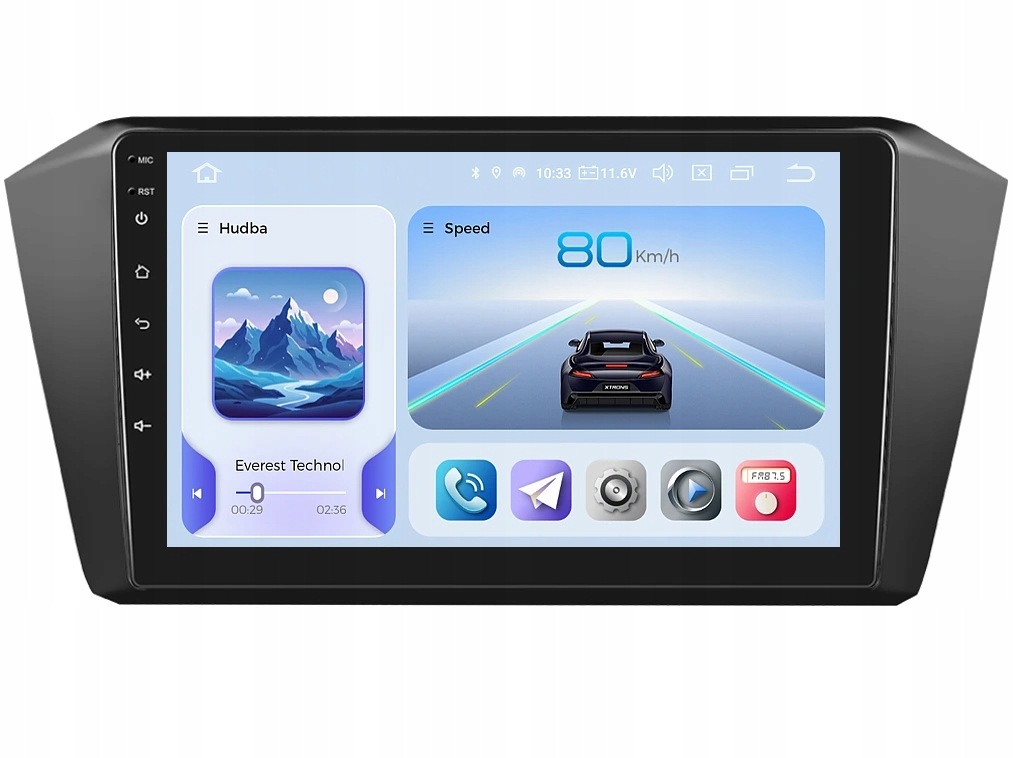 Xtrons 2DIN autorádio IQP-XEV62 s Androidom pre Volkswagen Passat B8