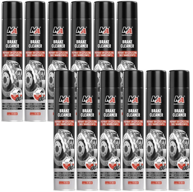 12SZT Zmywacz Do Hamulców Czyścik Ma Professional 750 ml Duży