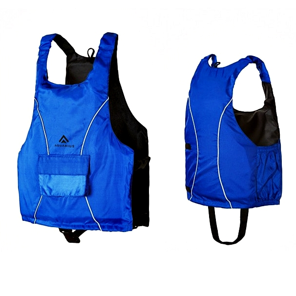 Kamizelka Aquarius kajakowa niebieska S bezpieczna na kajak deskę Sup