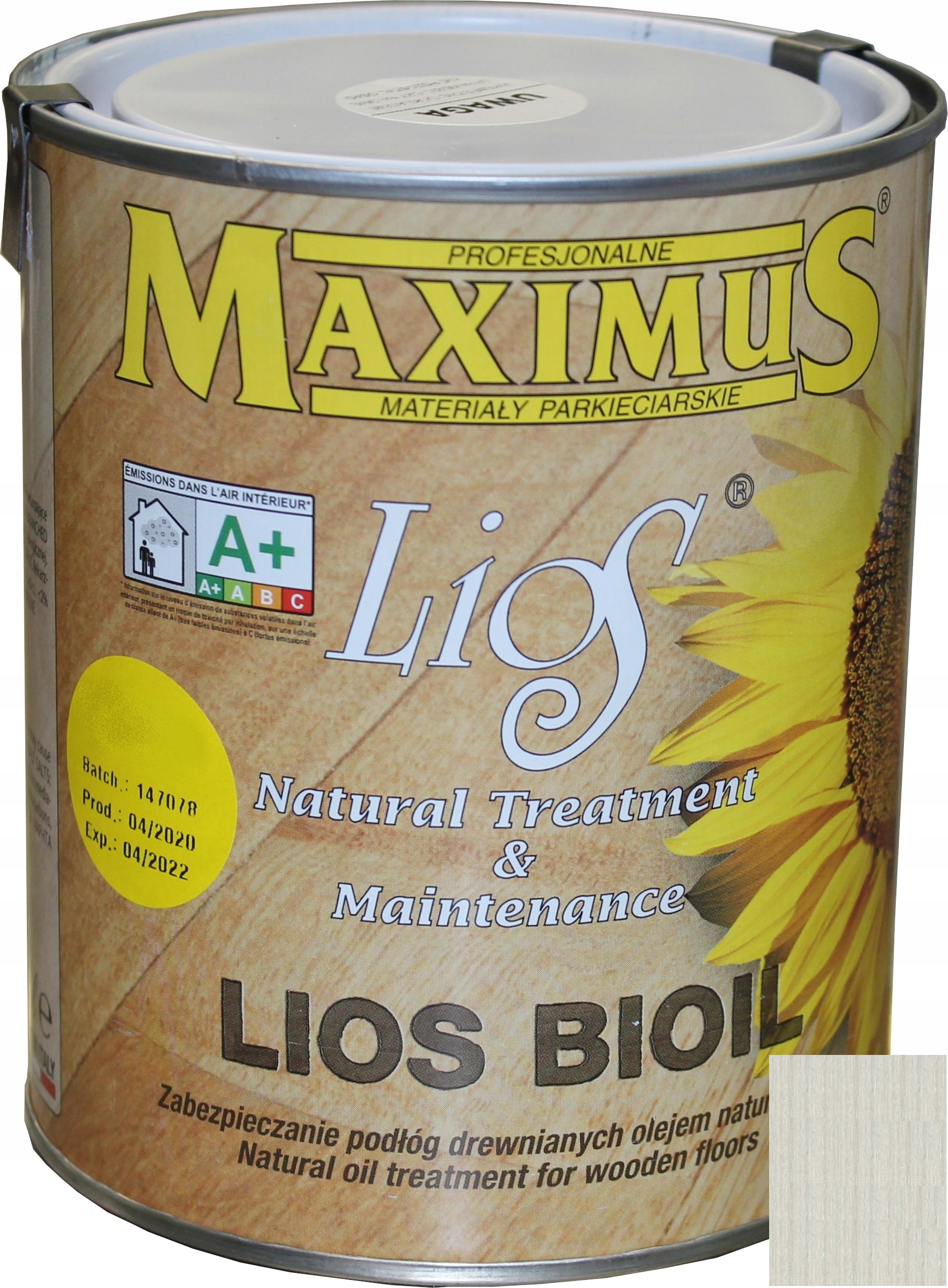 Maximus Lios Bioil Bianco 1L – olej na podlahy