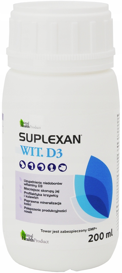 SUPLEXAN witamina D3 200ml mocna skorupa jaj