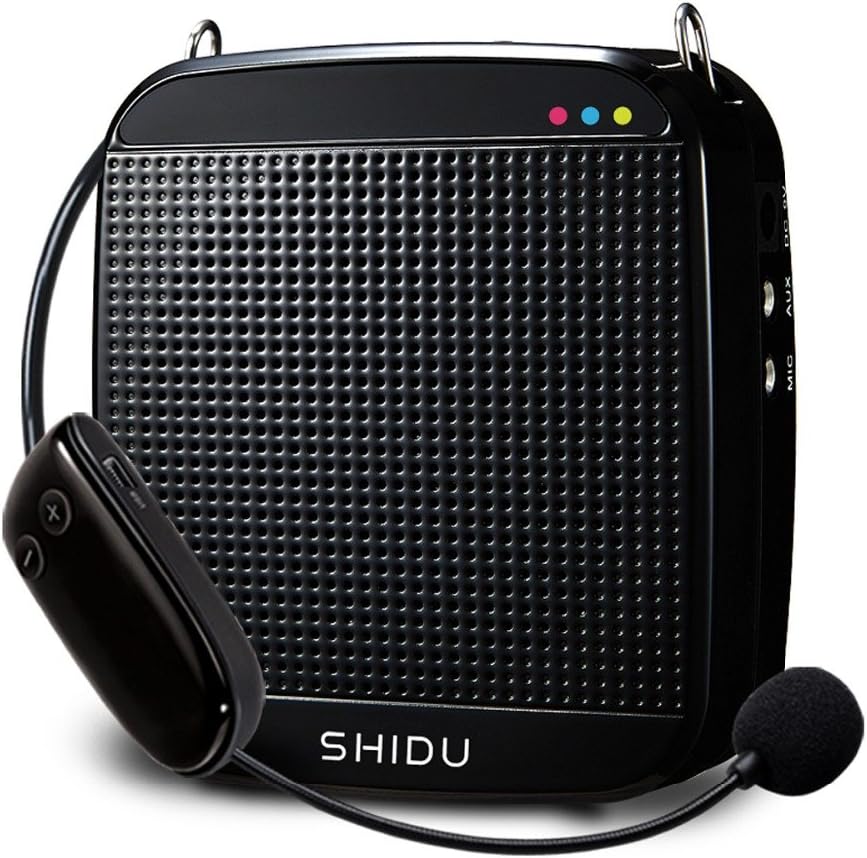 Bezdrátový přenosný hlasový zesilovač Shidu S613 s mikrofonem