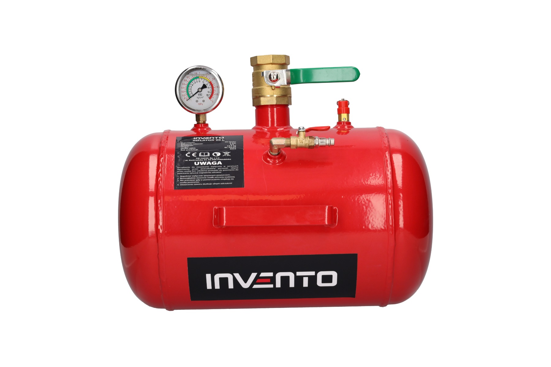 INFLATOR ZBIORNIK CIŚNIENIOWY 20L INVENTO Marka Invento