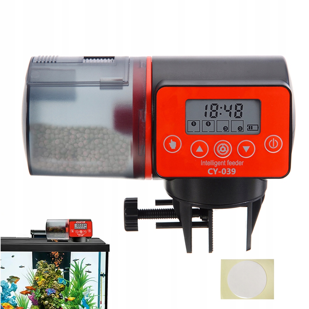 Levně Krmítko Pro Ryby Do Akvária Automatický Dávkovač