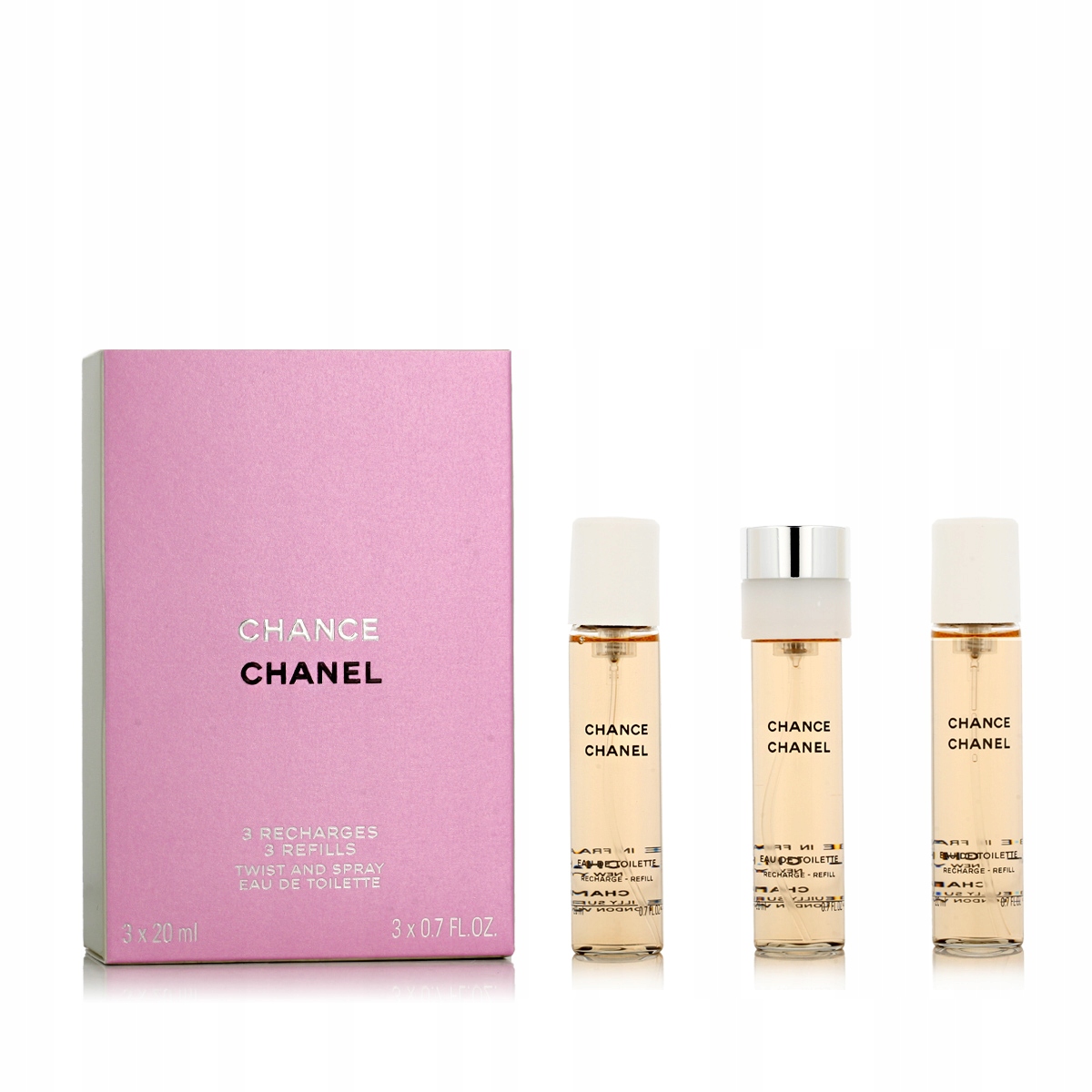 Chanel Chance Edt náplň 2 x 20 ml Edt náplň s rozprašovačem 20 ml W