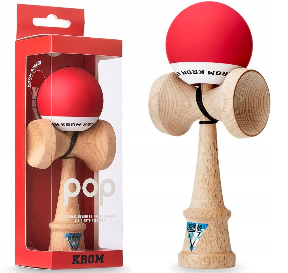

Kendama Krom Pop red, czerwona