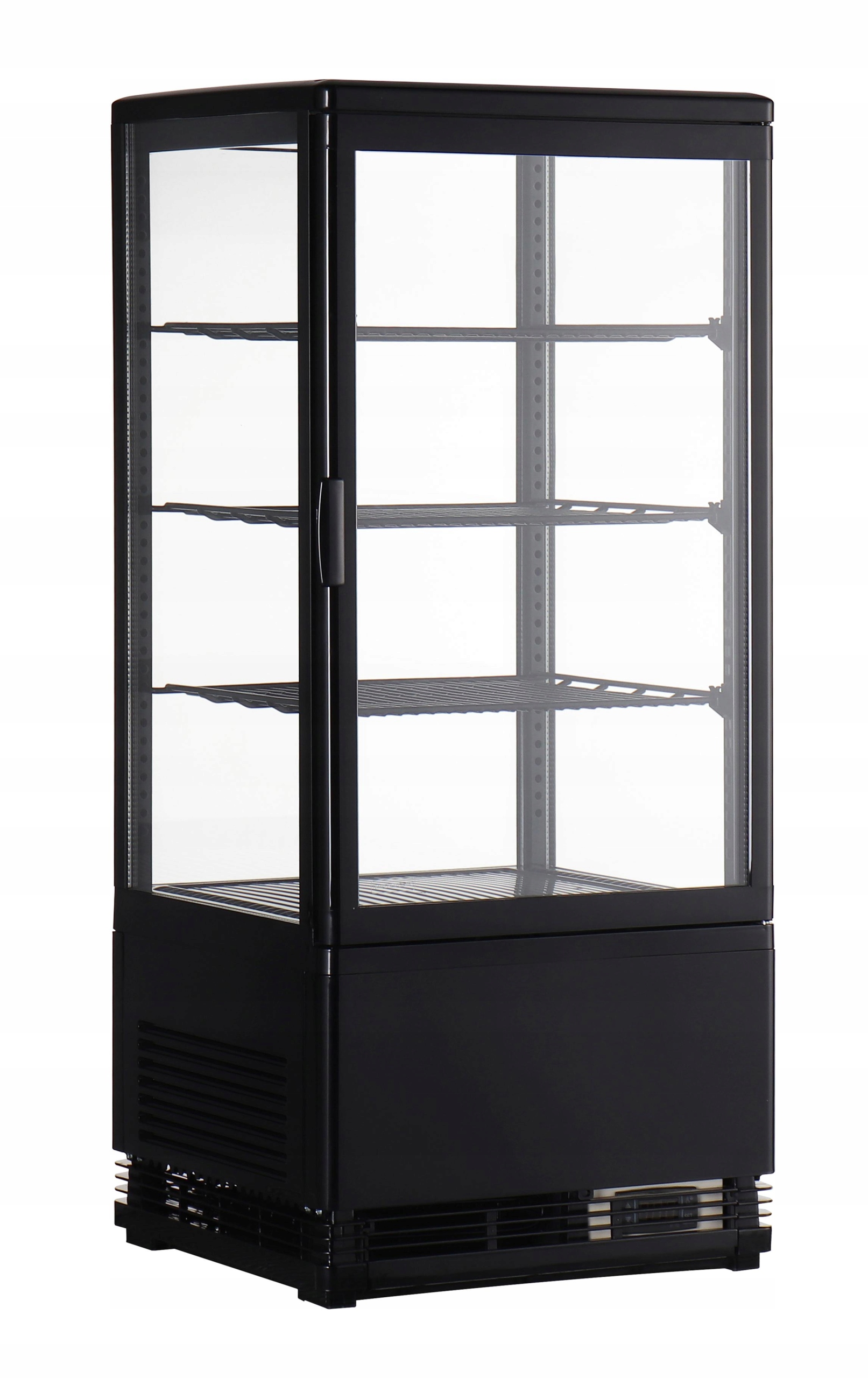 Nastavitelná Chladicí Vitrína Černá Led 78 L 42,8x38,6x96 CM Technica