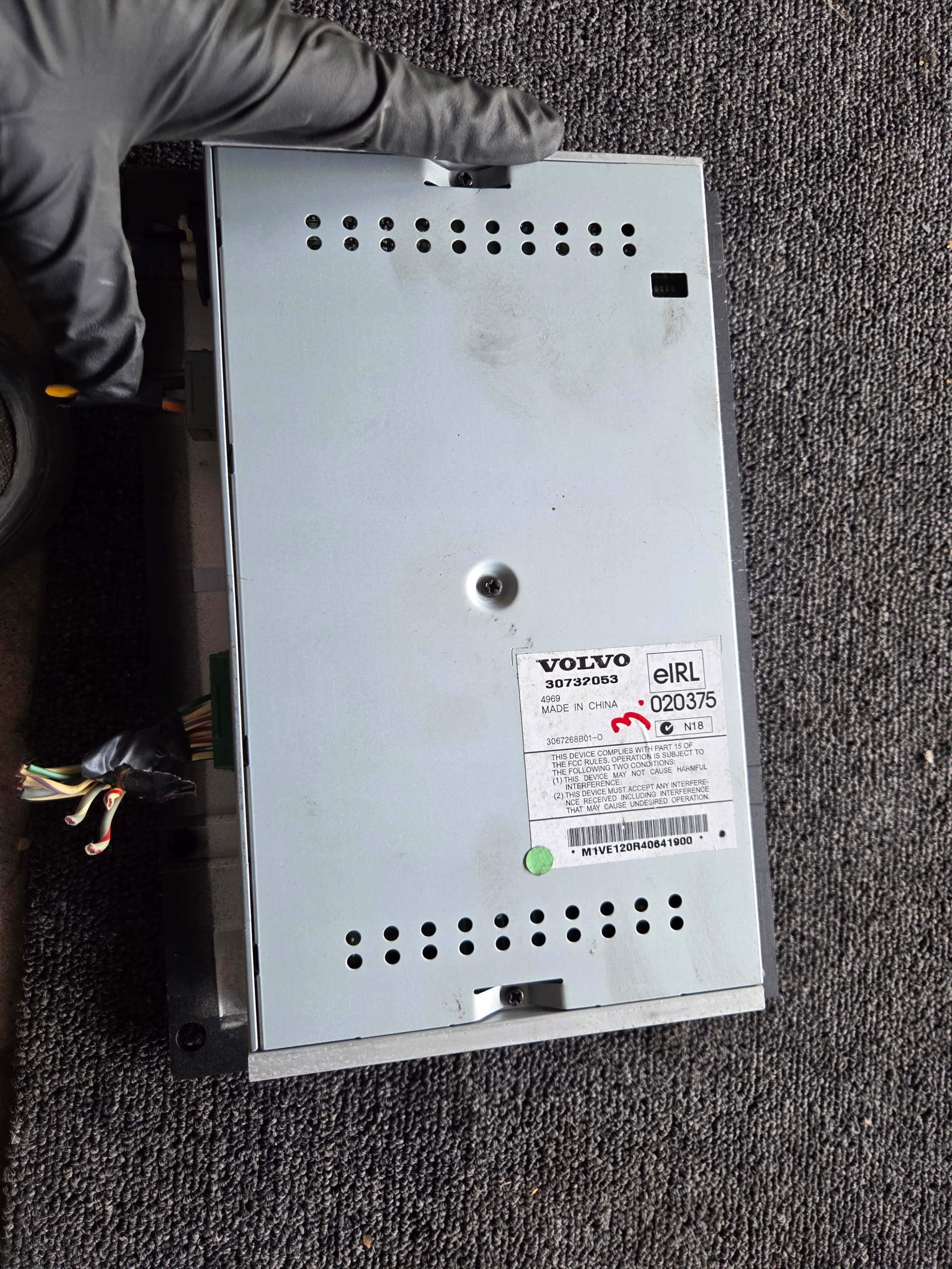 amplifier AUDIO VOLVO S40 II 30732053