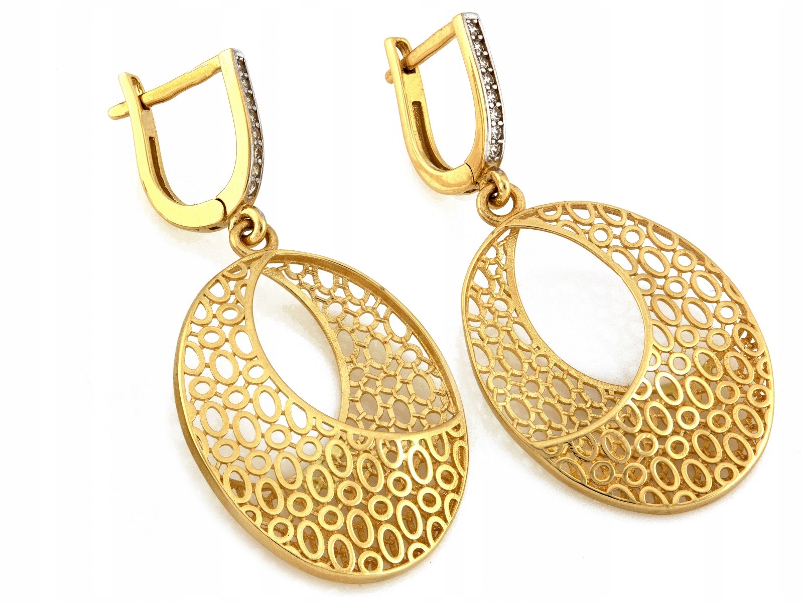 Zlaté Náušnice 585 pro maminku pro ni