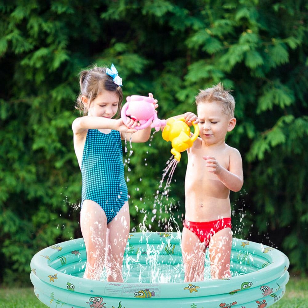 Basen Dla Dzieci Brodzik Miękkie Dno Suchy Basen Intime 80cm Zielony Pojemność 58 l
