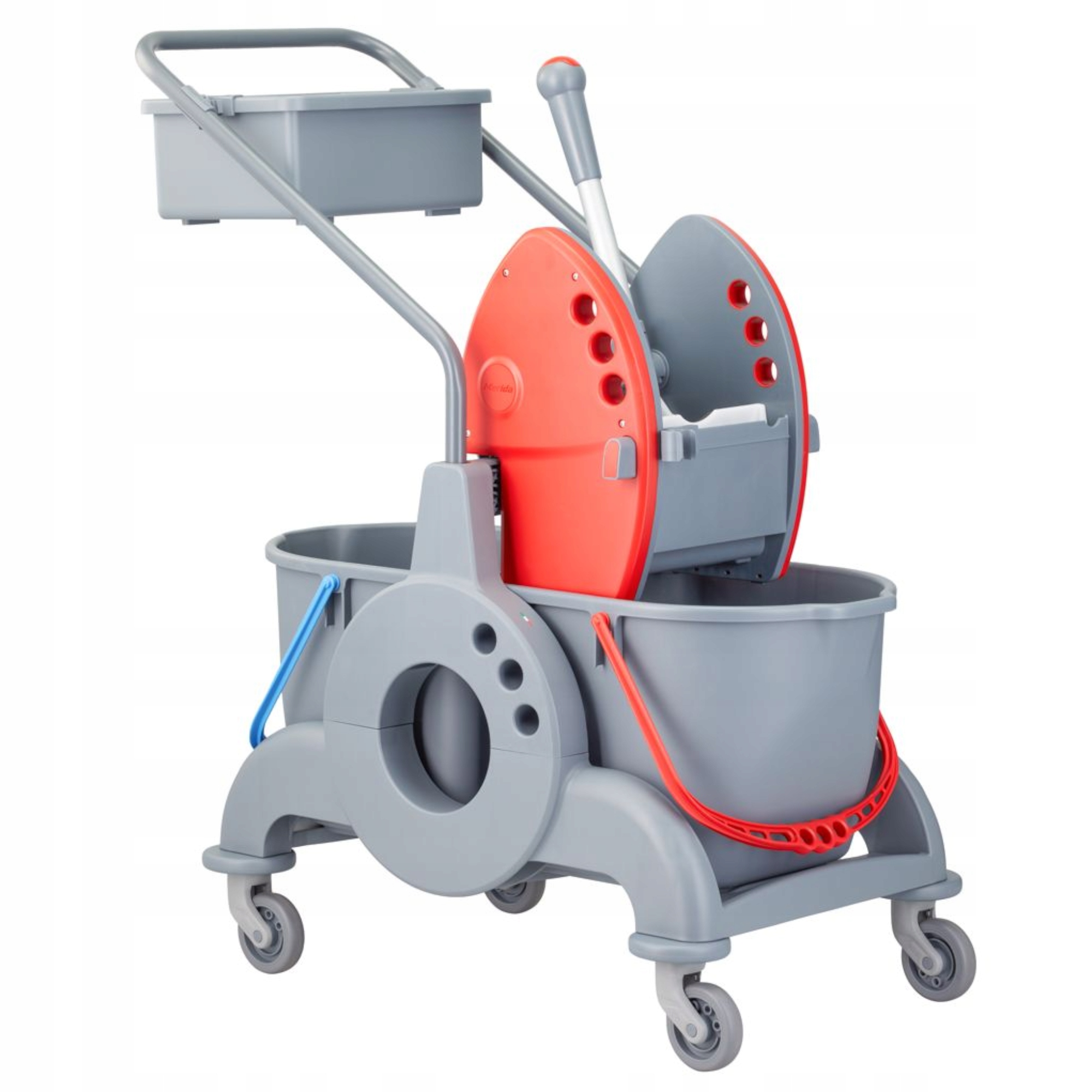 Merida Servisní Vozík Na Úklid, Dvoukbelíkový, 2 X Kbelík 15 L, Záchod 8 L