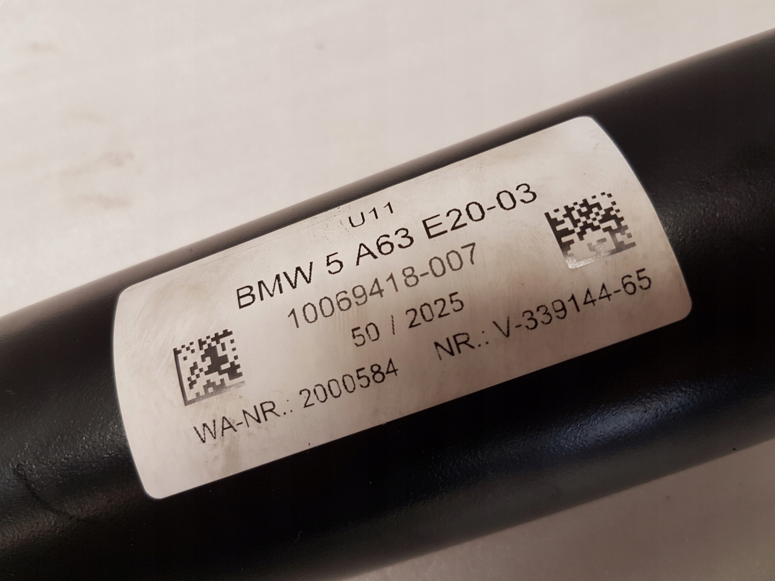 tow electrical BMW X1 U11 5A63E20