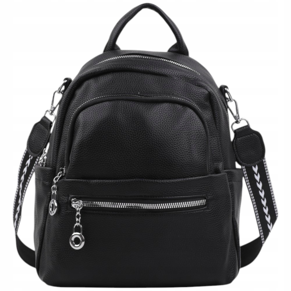 Plecak damski miejski A4 pojemny szkolny zamek torebki podróżne klasyczne