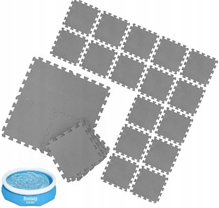Penová Podložka Do Bazéna Bestway Fast Set 305 cm 3 m Puzzle Podkladová Pena
