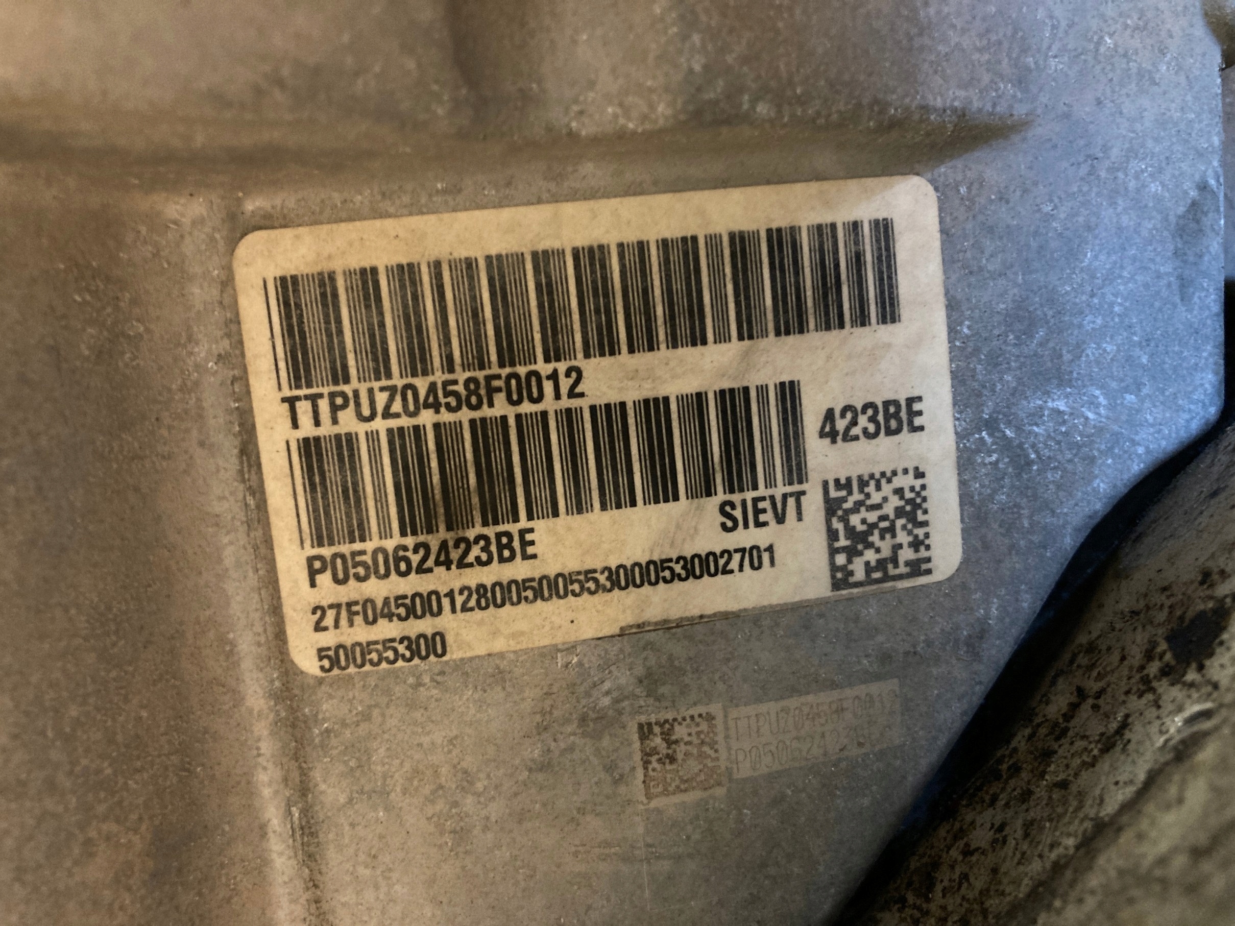 Chrysler Pacifica 3.6 hybryda automatyczna Getriebe 2018-19