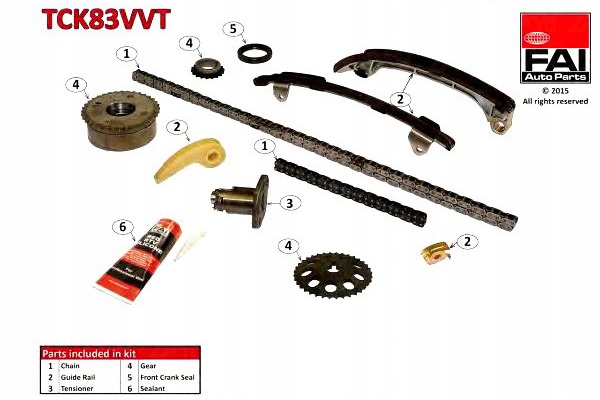 КОМПЛЕКТ ЛАНЧ ROZRZADU TOYOTA 2,0vvt-I Rav4 CAMR