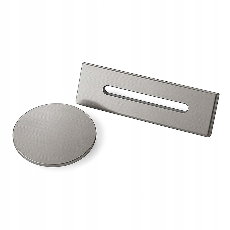 Zátka Do Volně Stojící Vany S Přepadem Kryt Kartáčovaná Ocel