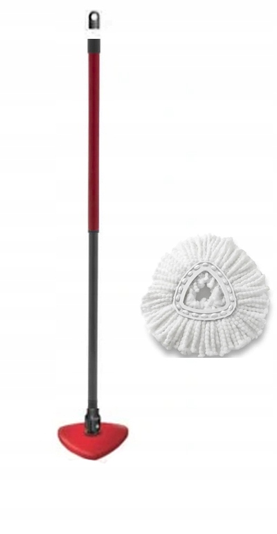 Levně Rotační mop Vileda – originální kompletní tyč s trojúhelníkem a náplní Obr