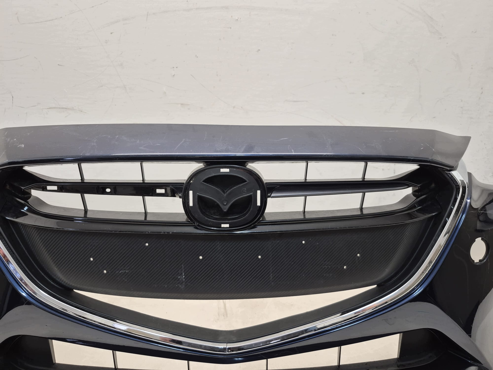 MAZDA 2 III DJ 14- bumper front front grill LAKIEROWANY PDC DB5J-50031