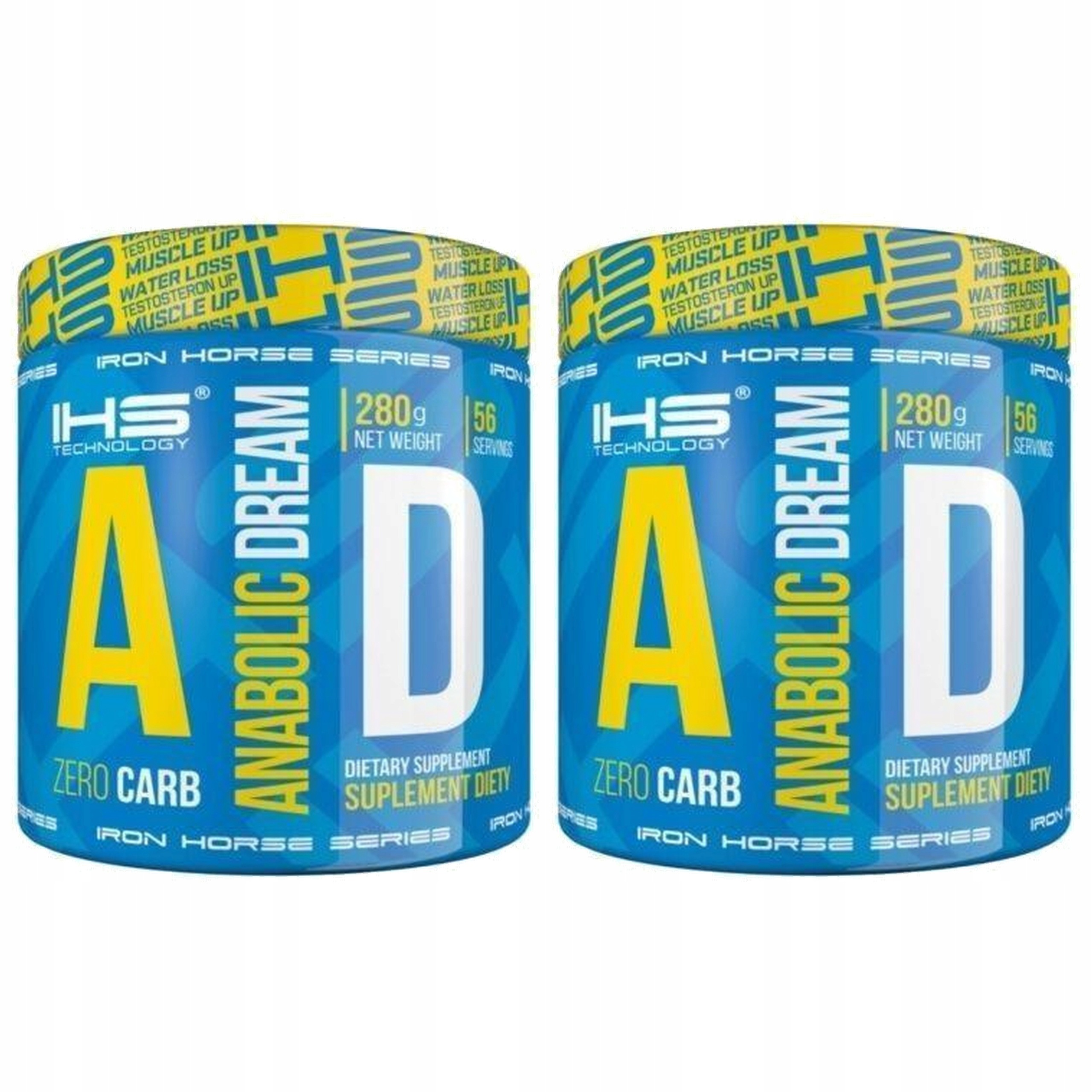 2x Kreatin Anabolic Dream 280g 5 forem Schizandrol Zinek Síla Masa Iron Hors